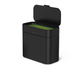 58 l rechteckiger Sensorbehälter mit Sprach- und Bewegungssensor + Kompost -Caddy