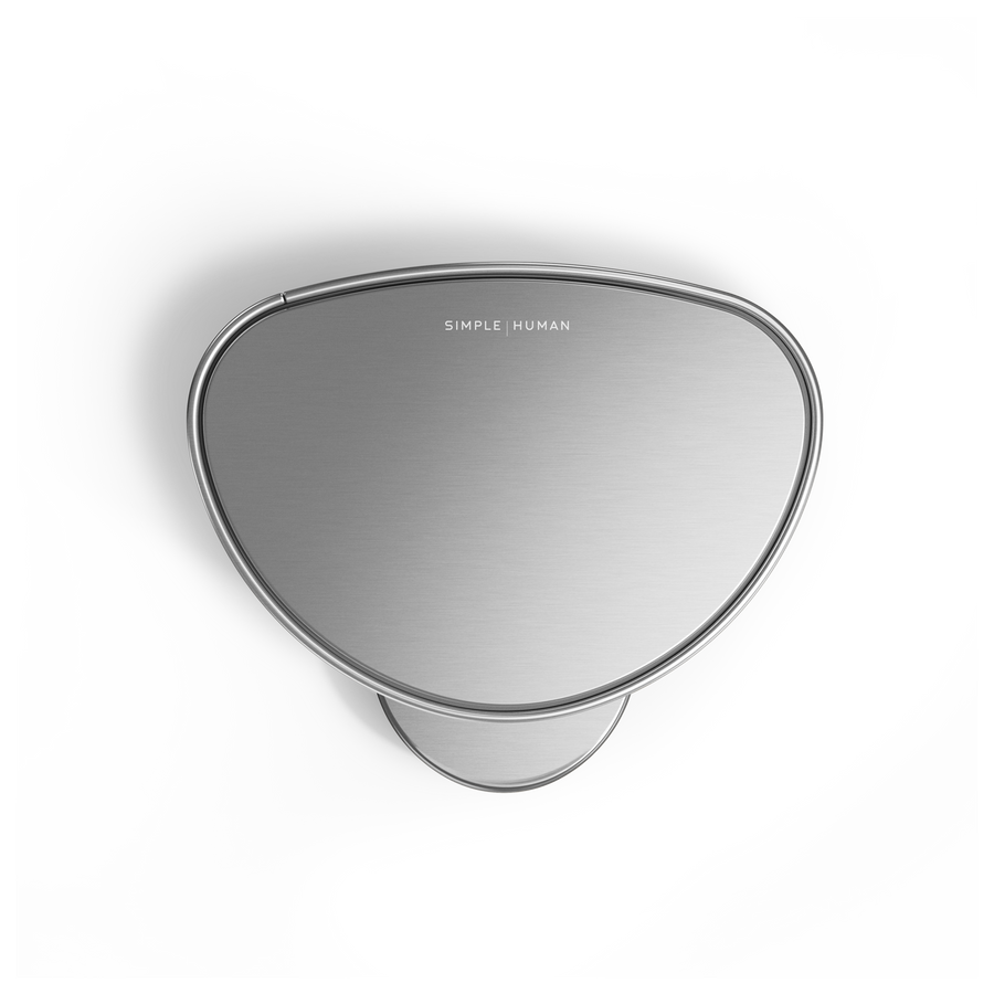 6 Liter, halbrunder Treteimer