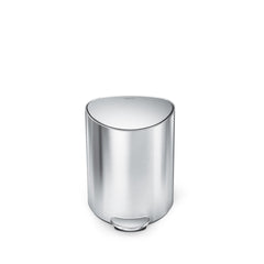 6 Liter, halbrunder Treteimer