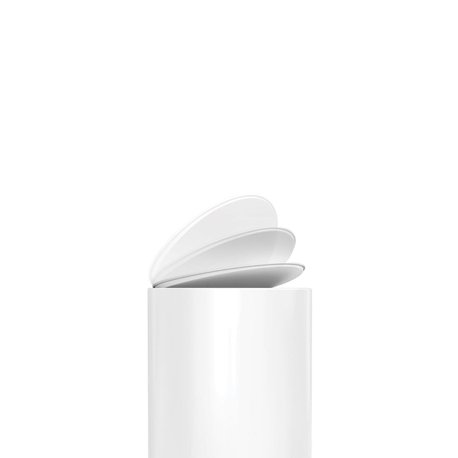 6 Liter, halbrunder Treteimer