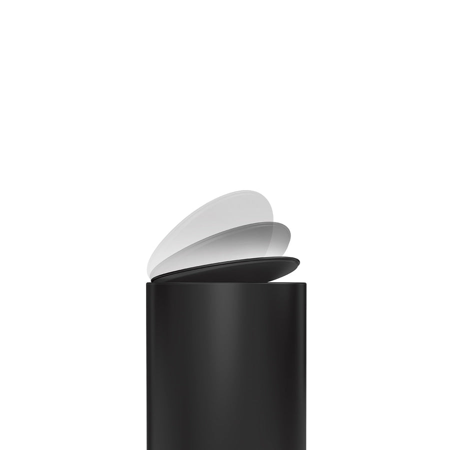 6 Liter, halbrunder Treteimer