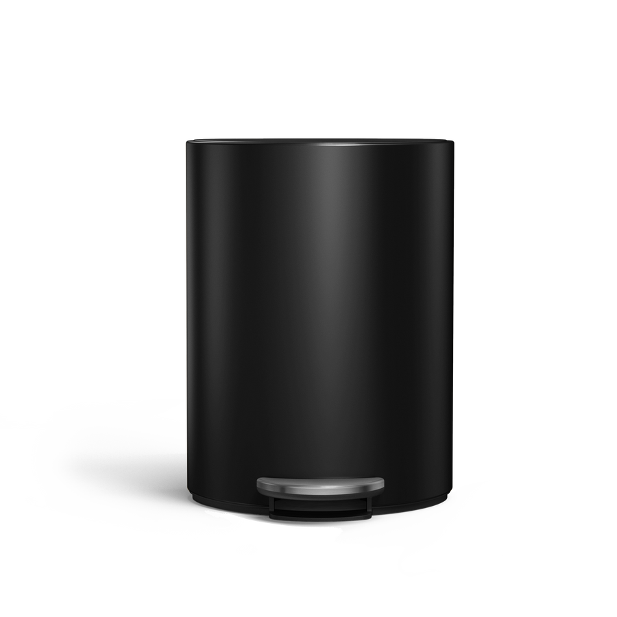 6 Liter, halbrunder Treteimer