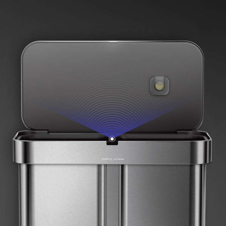 Simplehuman's Sensor technology in their cans. 