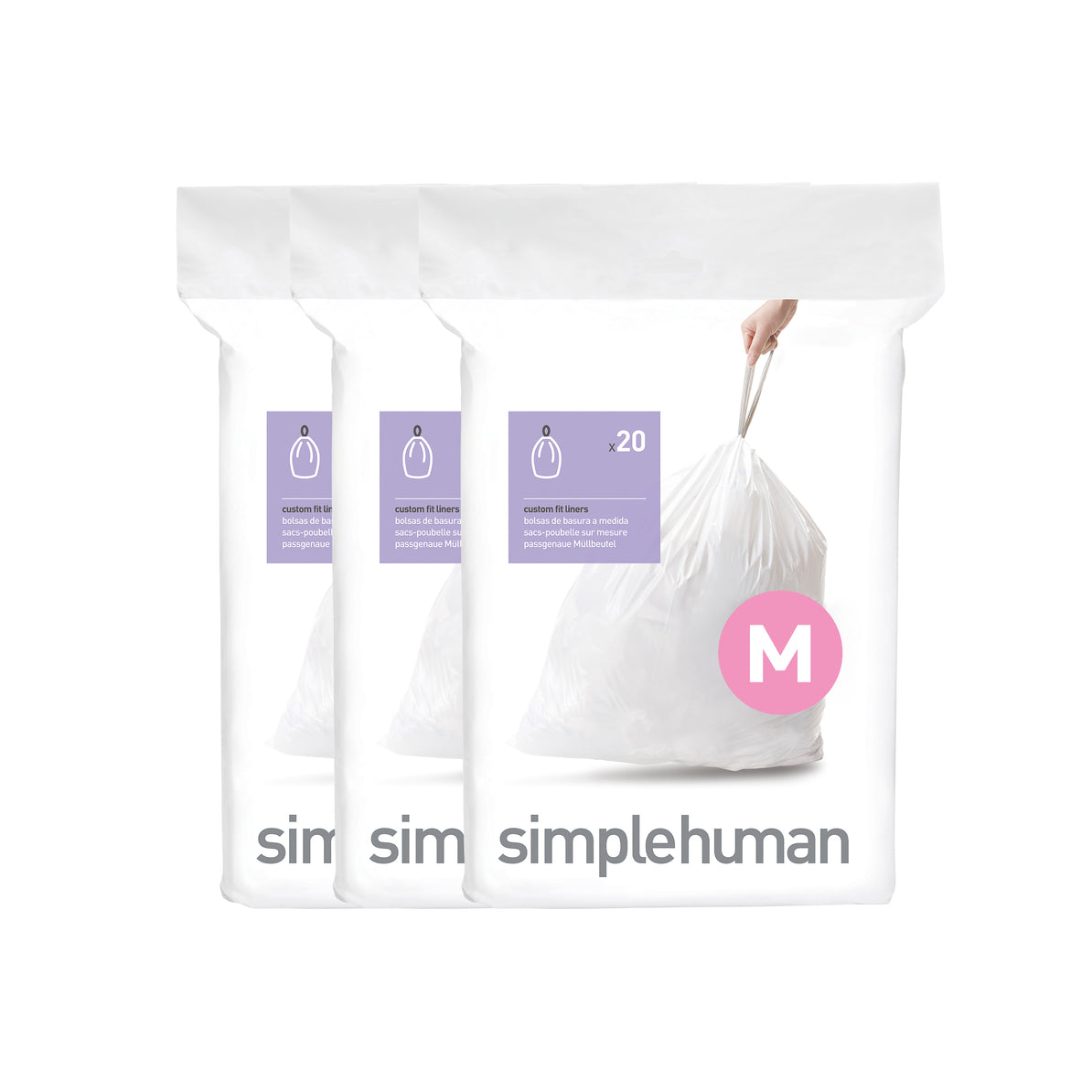 simplehuman passgenaue Code M Müllbeutel