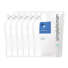 simplehuman 828 ml Schaumseife im Nachfüllbeutel, Quellwasser