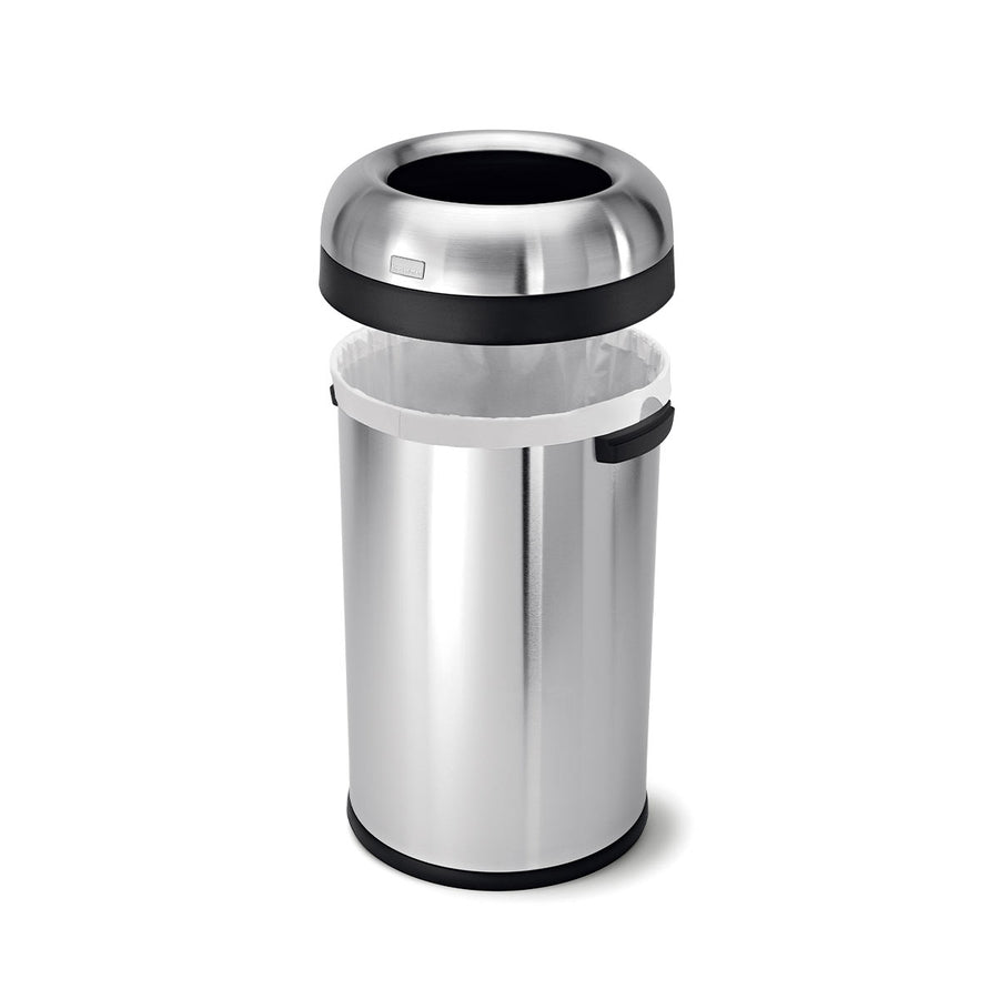 80 Liter offener Bullet-Abfalleimer - simplehuman