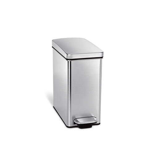 10 l Edelstahl-Profil-Treteimer