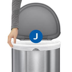 Code J passgenaue Müllbeutel im Rollenpack 