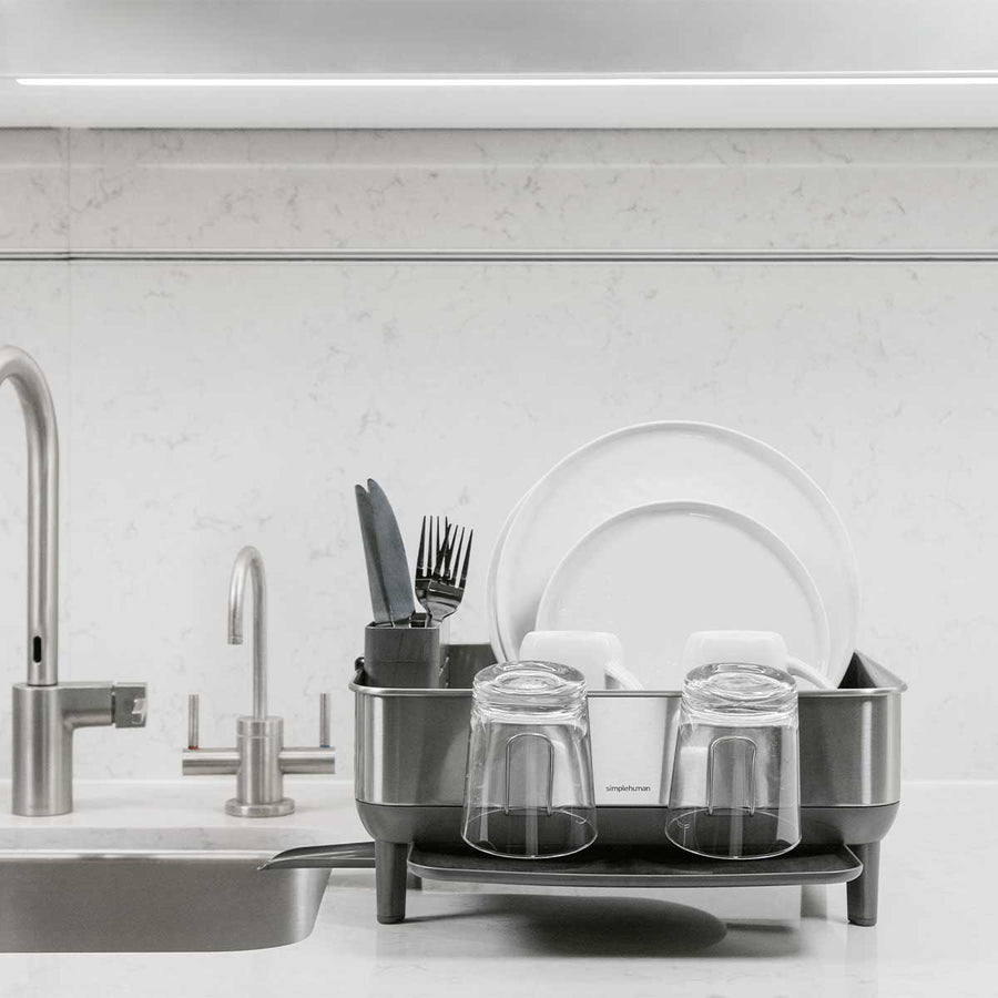 kompaktes Stahlrahmen-Abtropfgestell