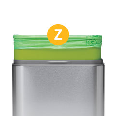 kompostierbaren passgenauen Code-Z-Müllbeutel